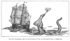 FIG. 68.SEA-SERPENT SEEN BY HANS EGEDE, IN 1734, OFF THE SOUTH COAST OF GREENLAND.