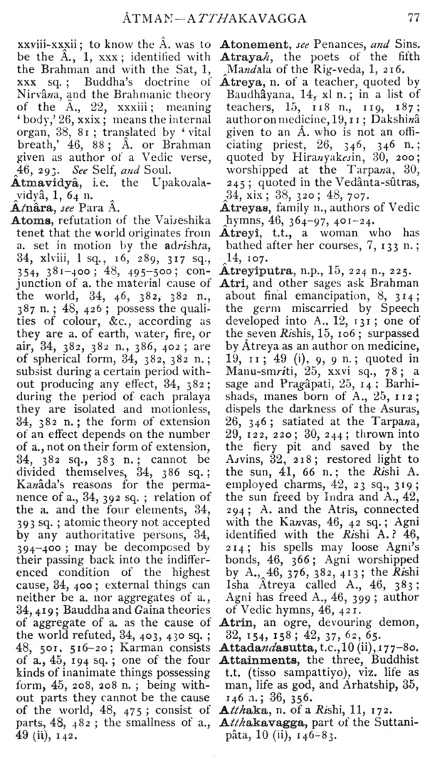 Page 77. &Acirc;tman—Atthakavagga