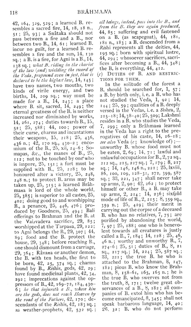 Page 118. Br&acirc;hmana