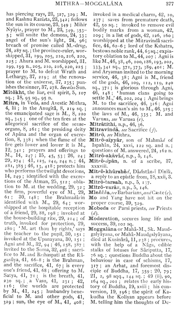 Page 377. Mithra—Moggal&acirc;na