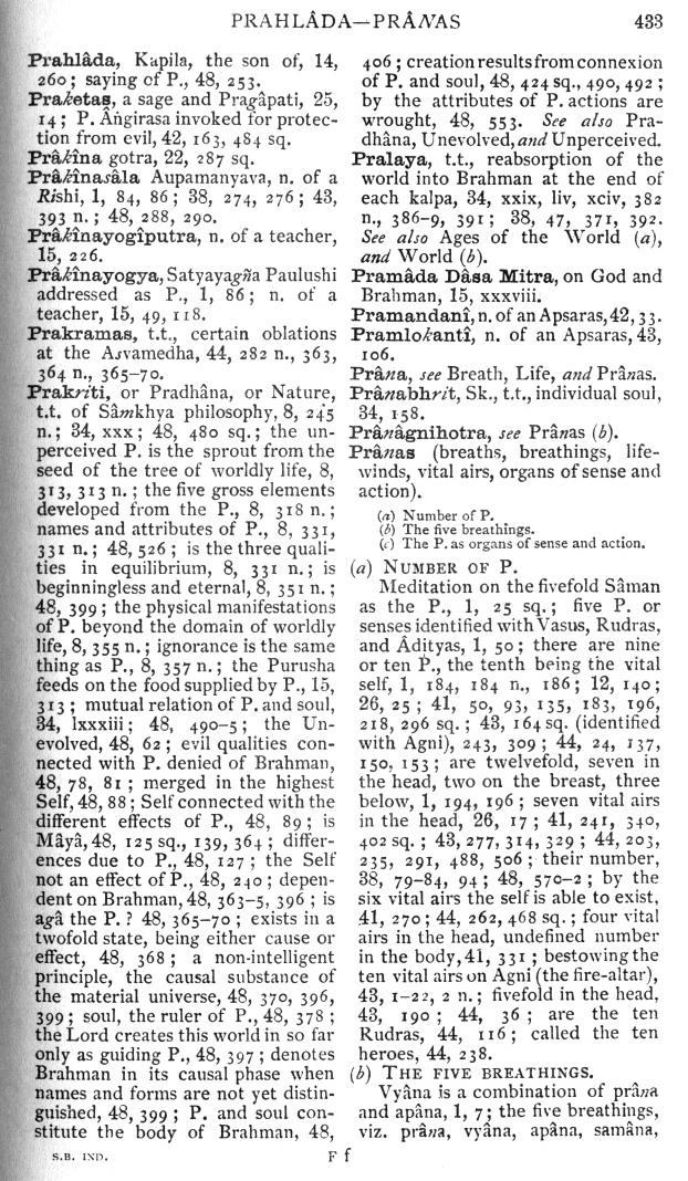 Page 433. Prahl&acirc;da—Pr&acirc;nas