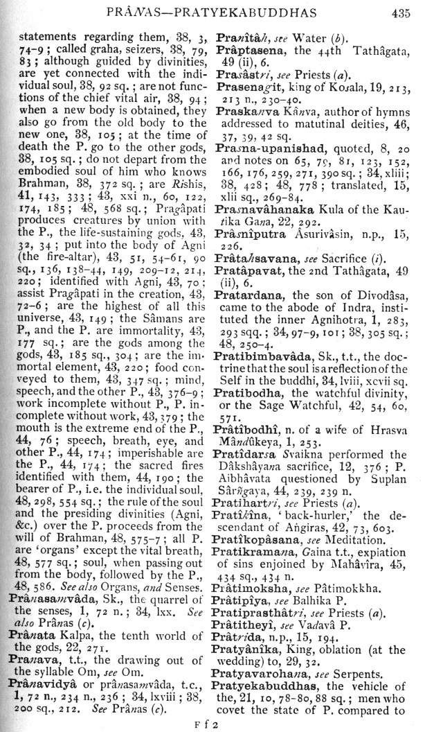 Page 435. Pr&acirc;nas—Pratyekabuddhas