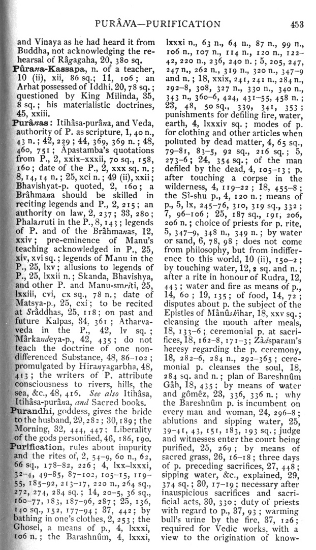 Page 453. Pur&acirc;na—Purification