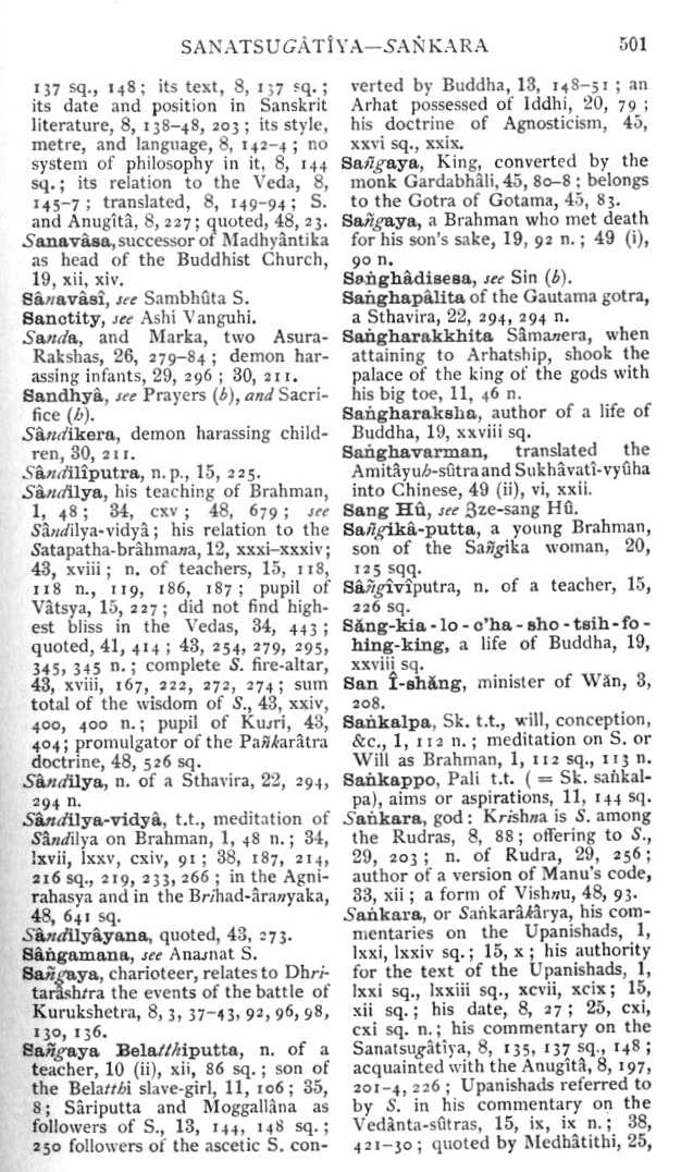 Page 501. Sanatsug&acirc;t&icirc;ya—Saṅkara