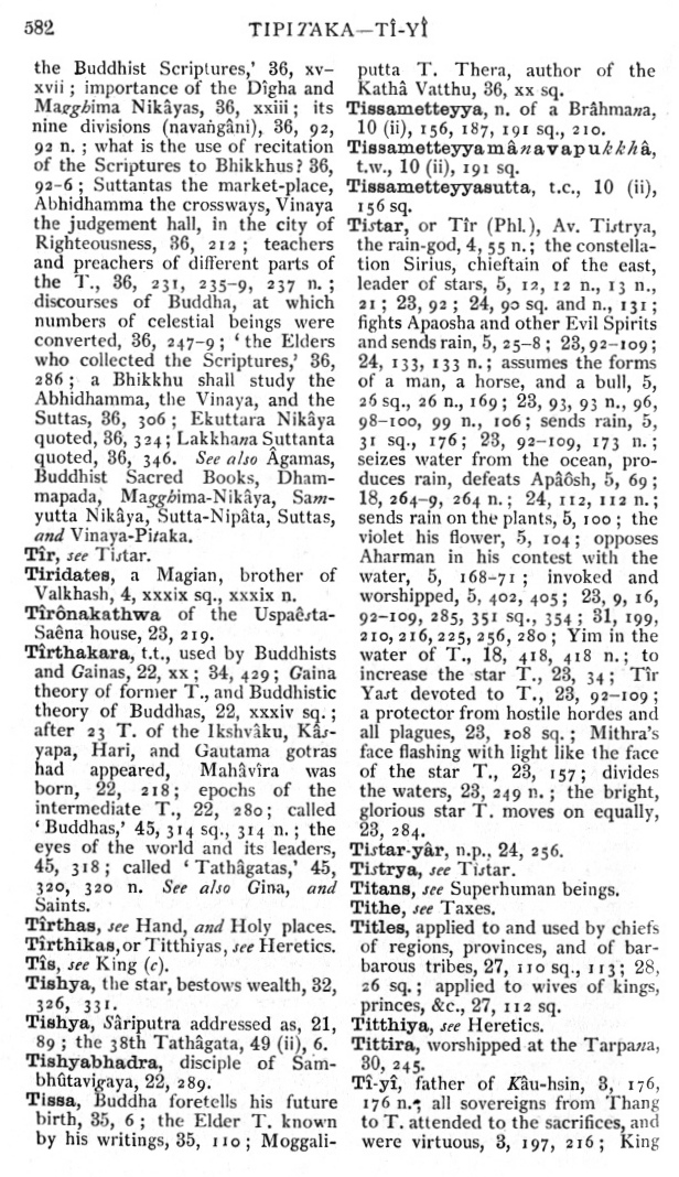 Page 582. Tipitaka—T&icirc;-y&icirc;