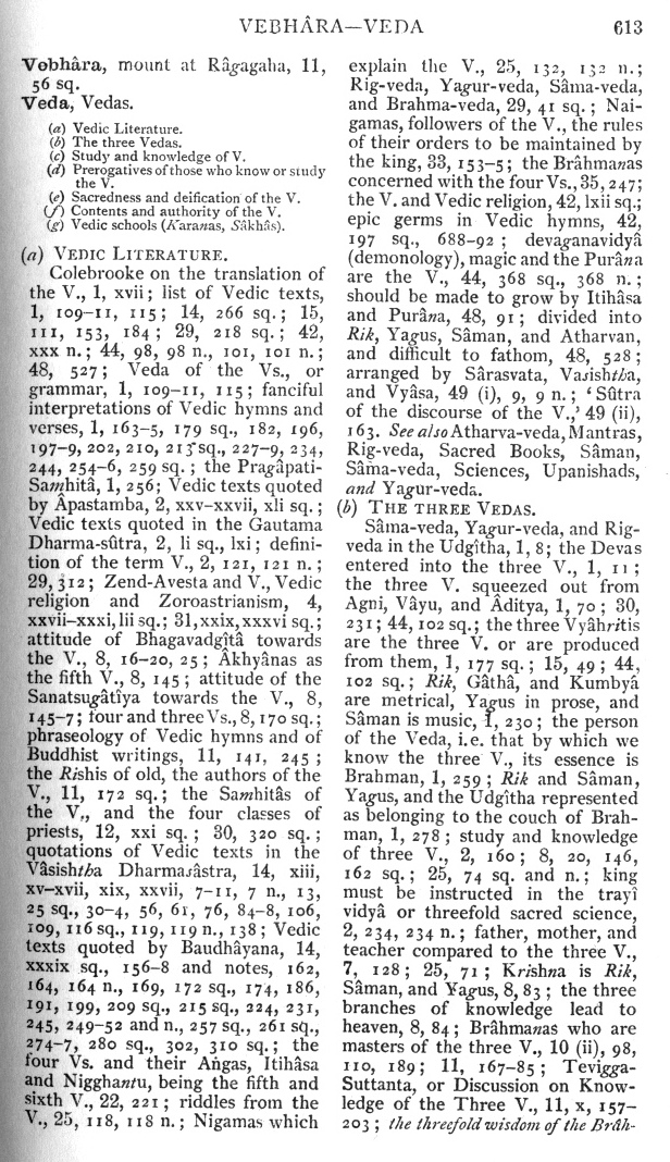 Page 613. Vebh&acirc;ra—Veda